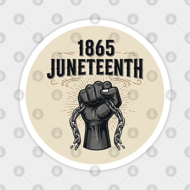 1865 Juneteenth Magnet by UrbanLifeApparel